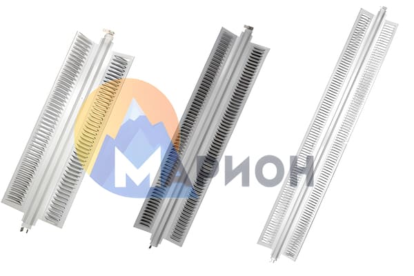 Х-образные алюминиевые нагреватели для установки в конвектор