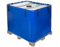 Греющий жакет НПГЕ 3000/t=20-160 (ЭЧЕ-3000/t=20-160), Силик-ая стеклоткань, с термоограничителем для еврокуба