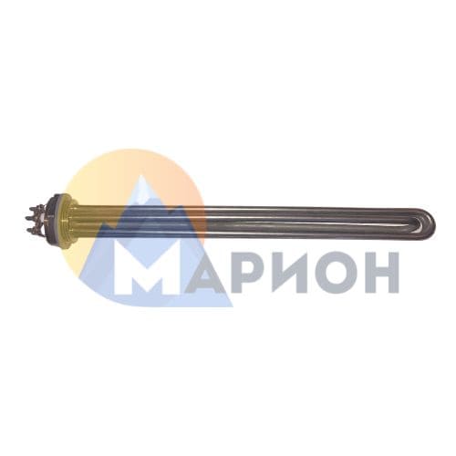 Блок ТЭН-9,0кВт 220В (400мм.) G1 1/2" нерж/нерж JH